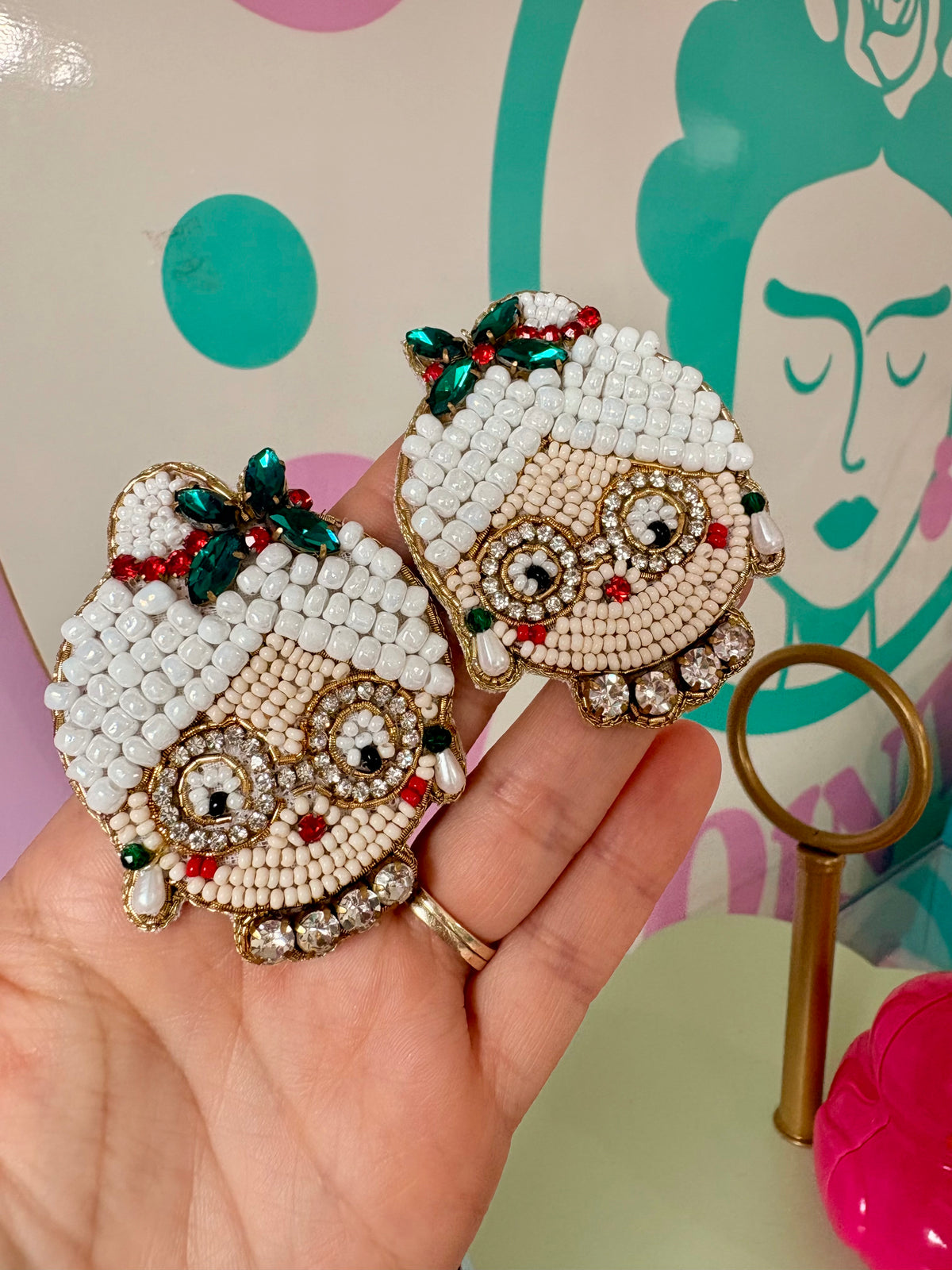 ARETES MAMÁ CLAUS