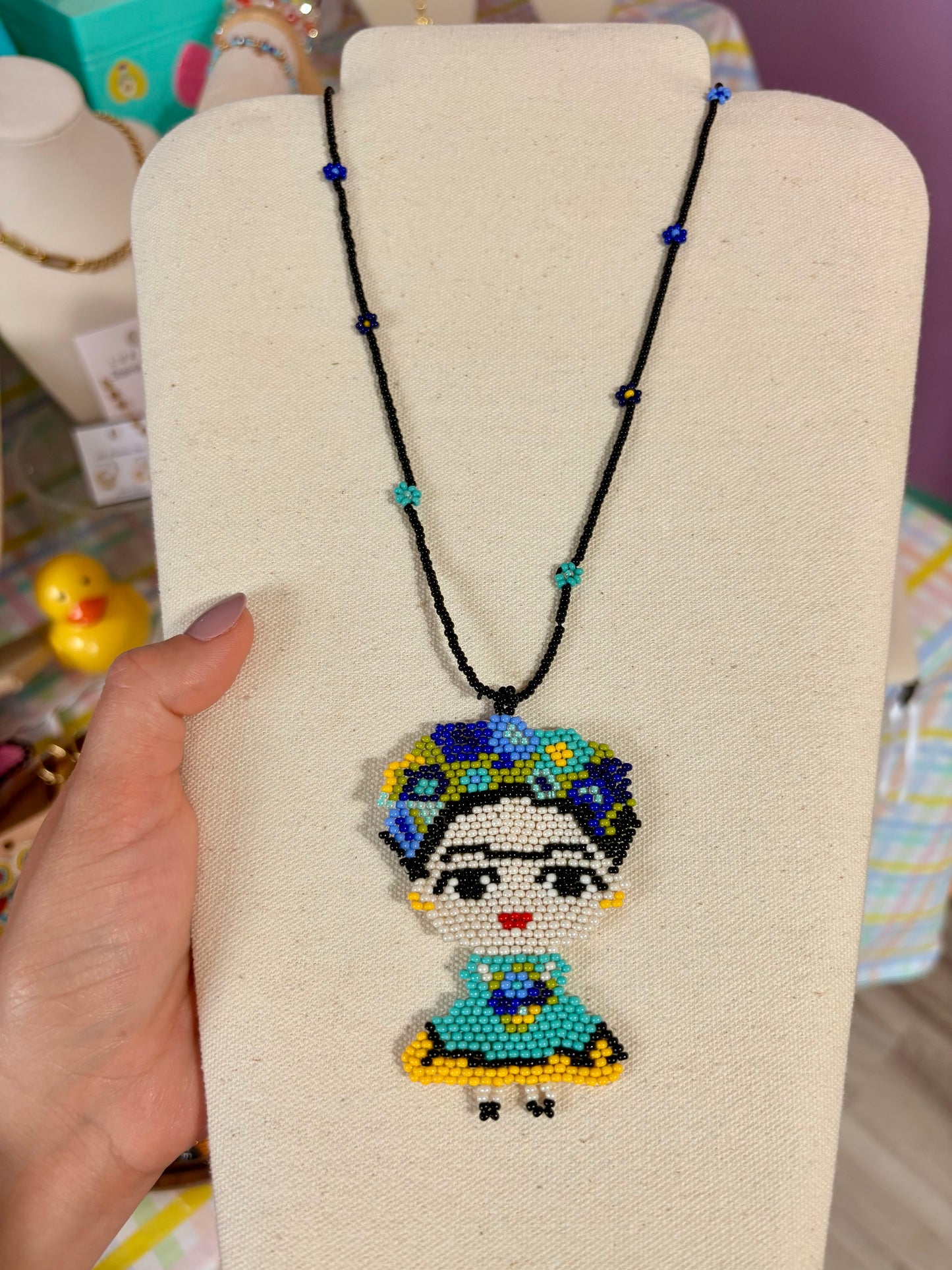 COLLAR EN BEADS DE GUATEMALA