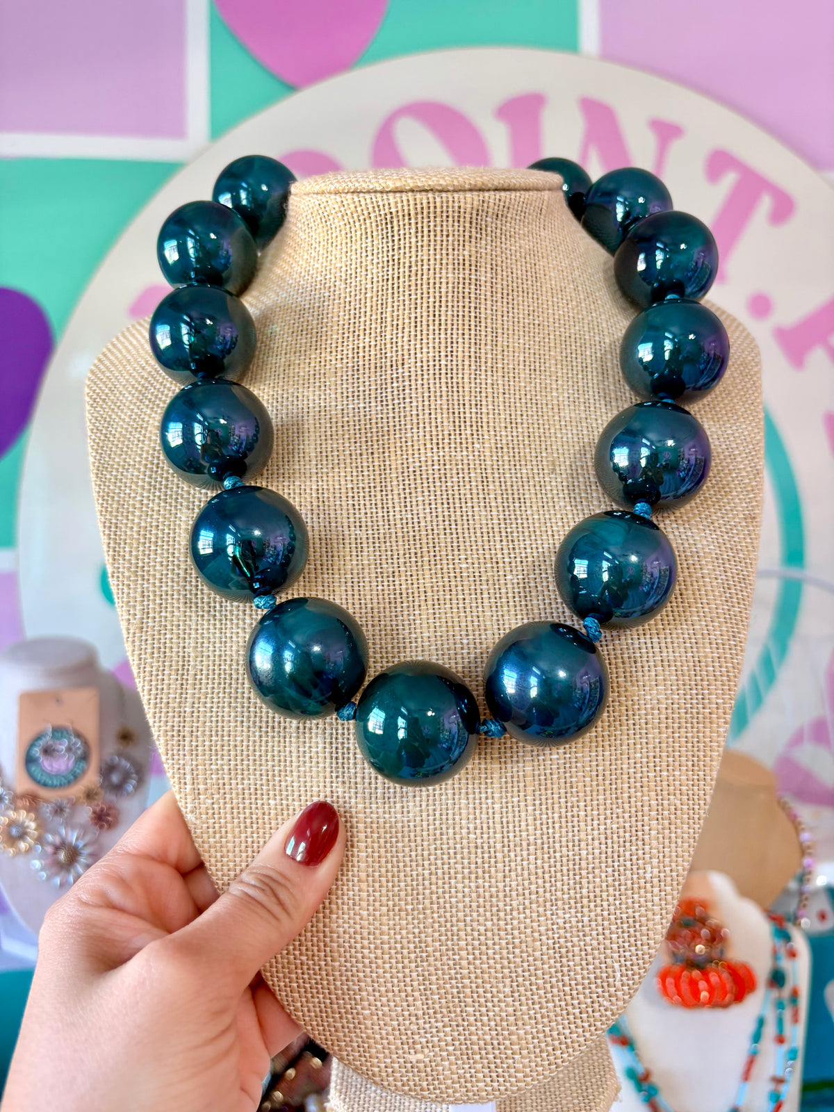 COLLAR ESMERALDA BUBBLES