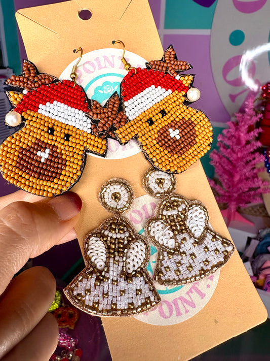 ARETES NAVIDAD en BEADS