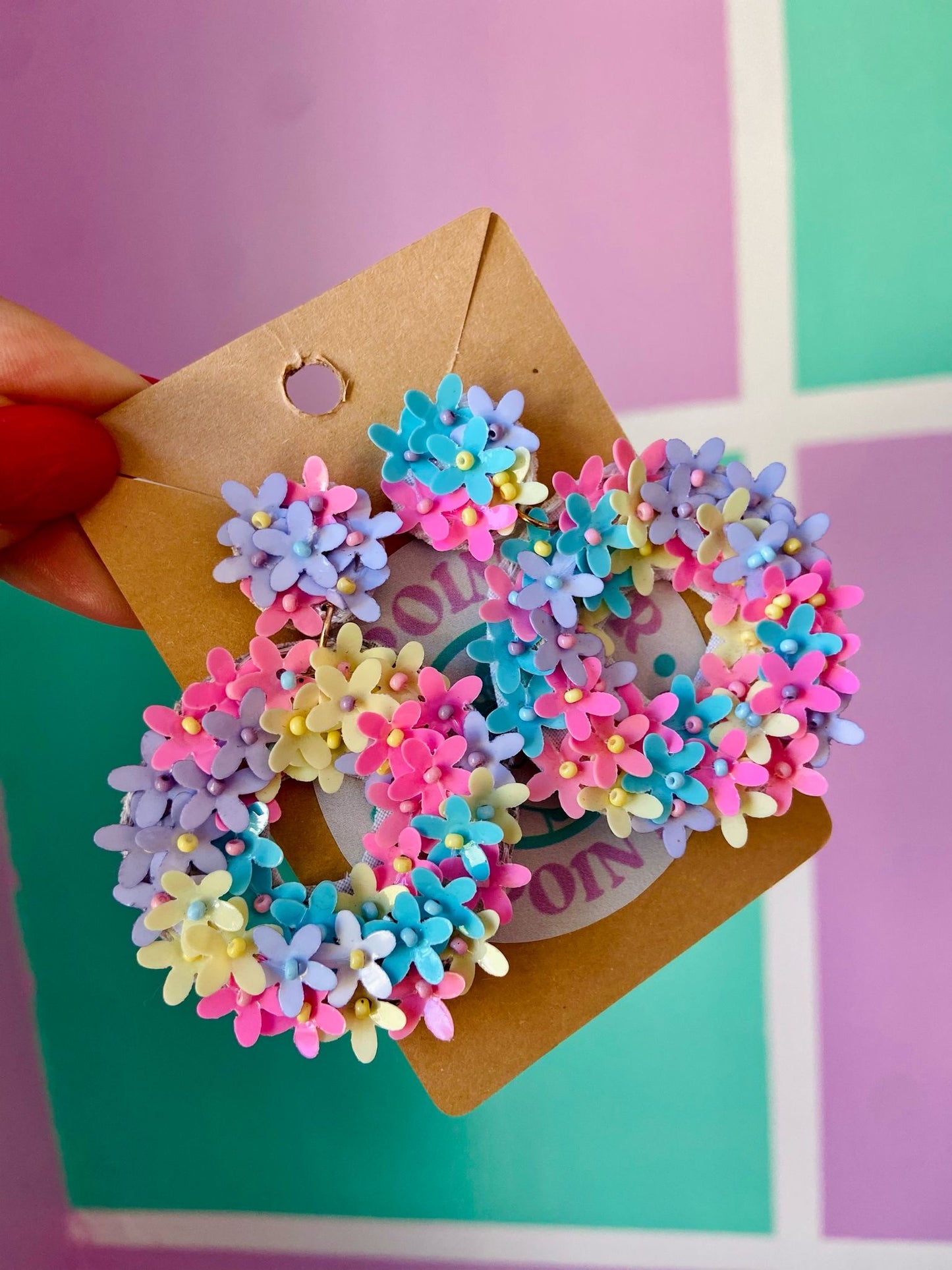 ARETES PRIMAVERA COLORES