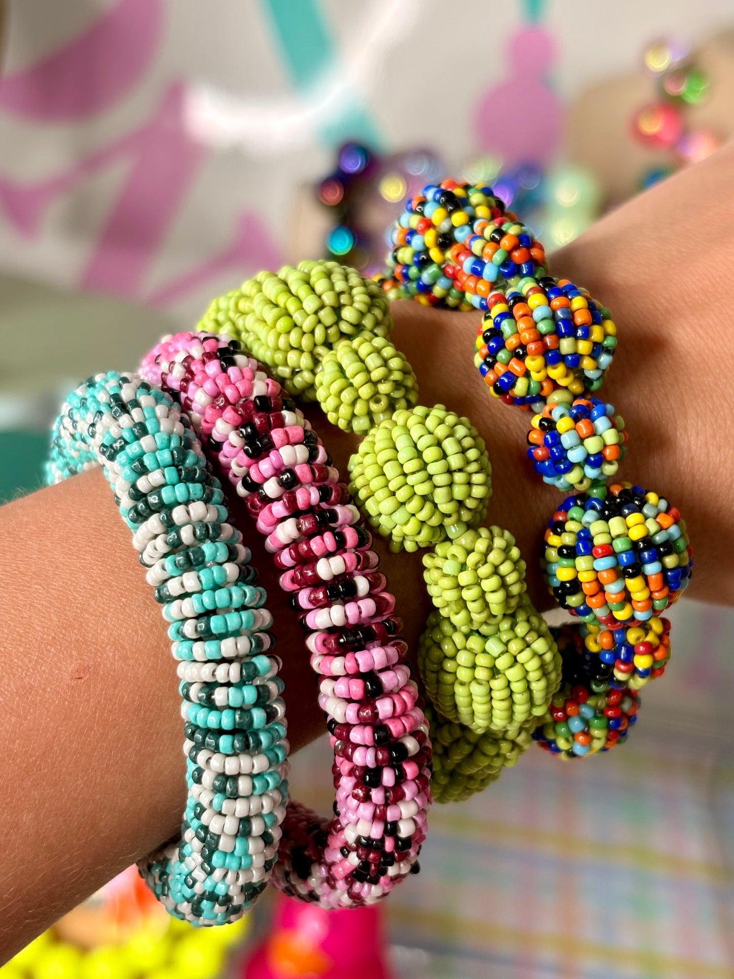 PULSERAS ELÁSTICAS EN BEADS