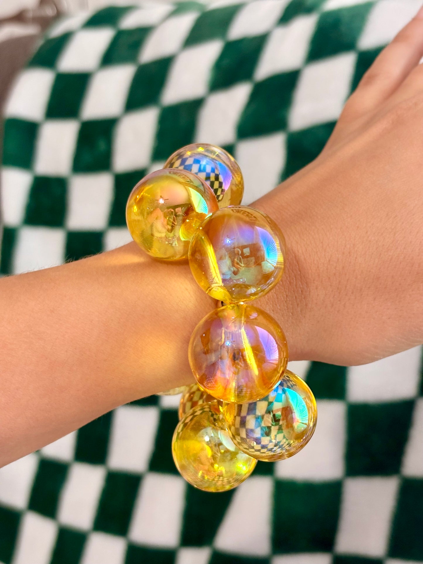 PULSERA BUBBLES 🫧 AMARILLA