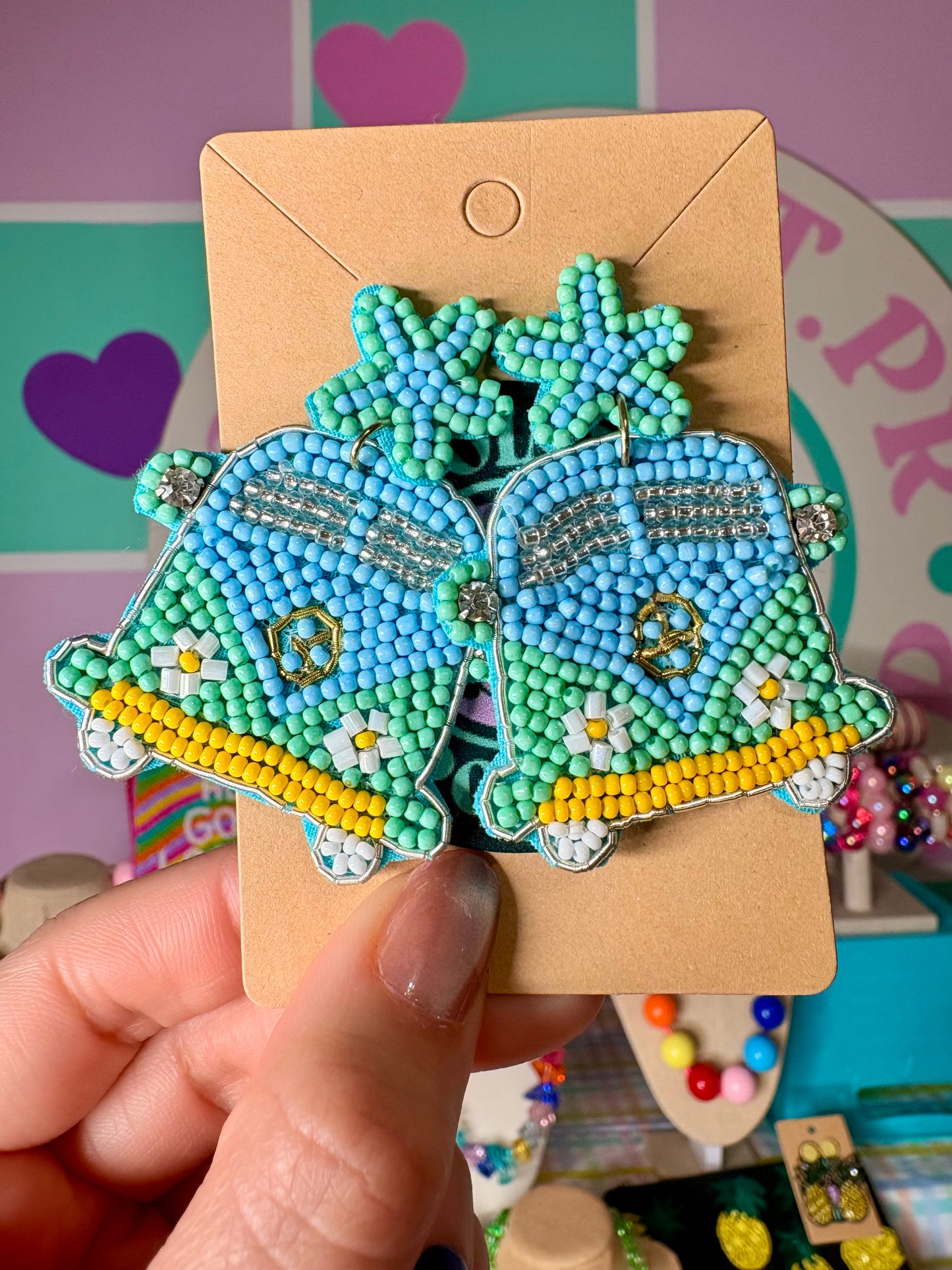 ARETES EN BEADS 🇮🇳