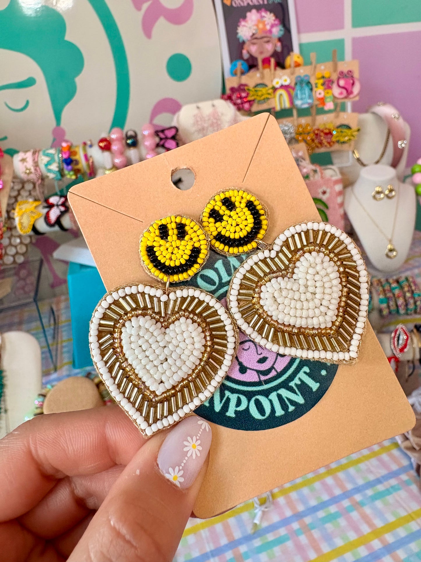 ARETES HAPPY BEADS