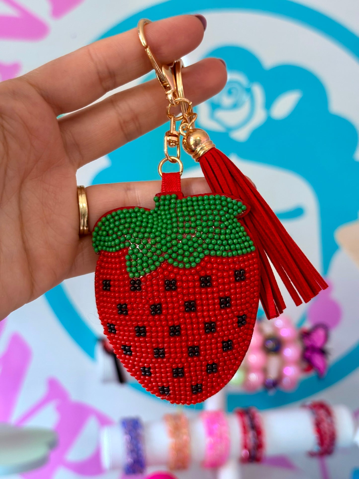 BAG CHARM FRESA
