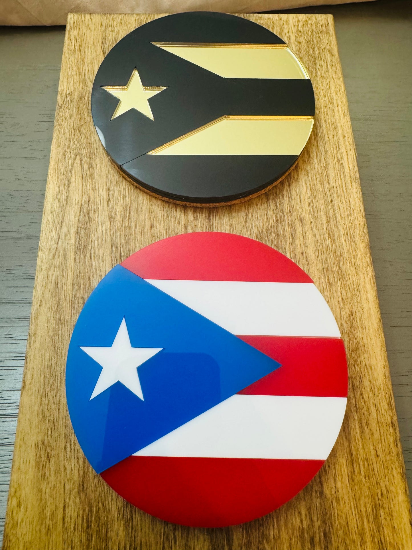 COASTERS EN ACRILICO BANDERA PR