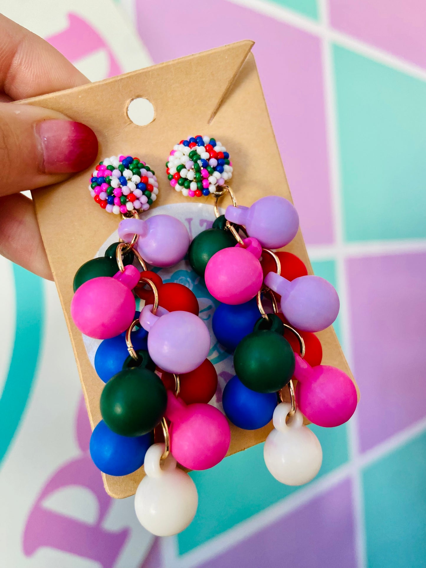 ARETES CANDY COLORS