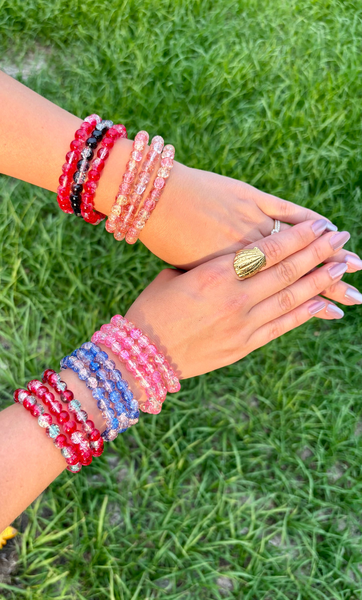 TRÍO DE PULSERAS ELÁSTICA