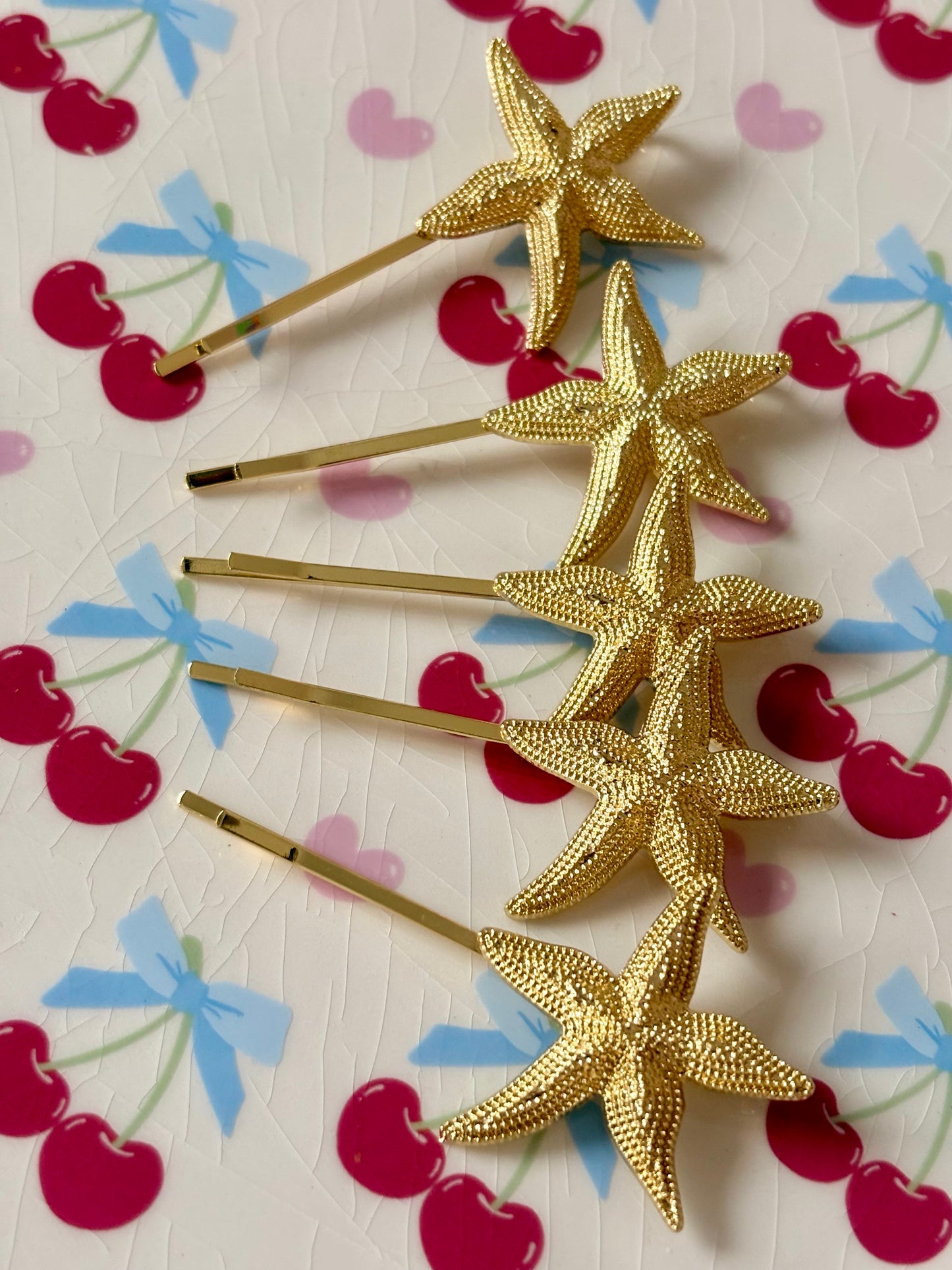 SET DE 5 HEBILLAS ESTRELLA DE MAR 🌊