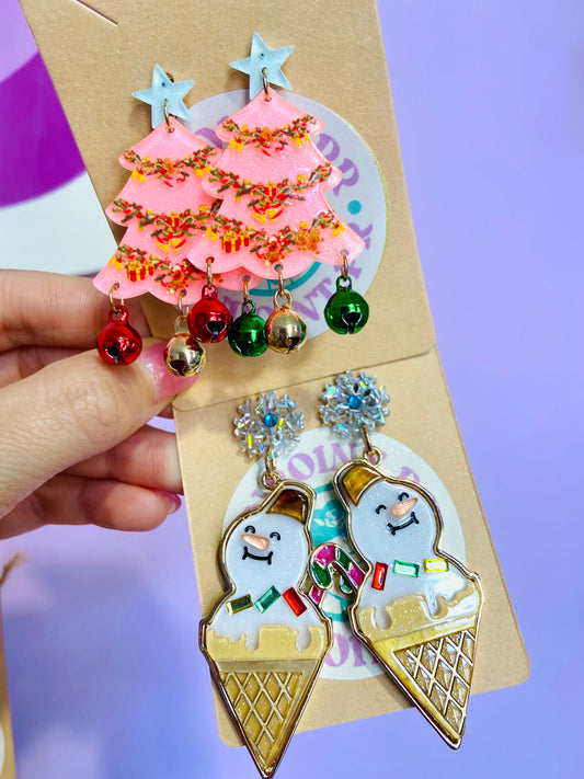 ARETES NAVIDAD CUTE