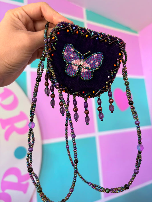 MINI CARTERA DE MARIPOSA/ (CORREA CORTA)