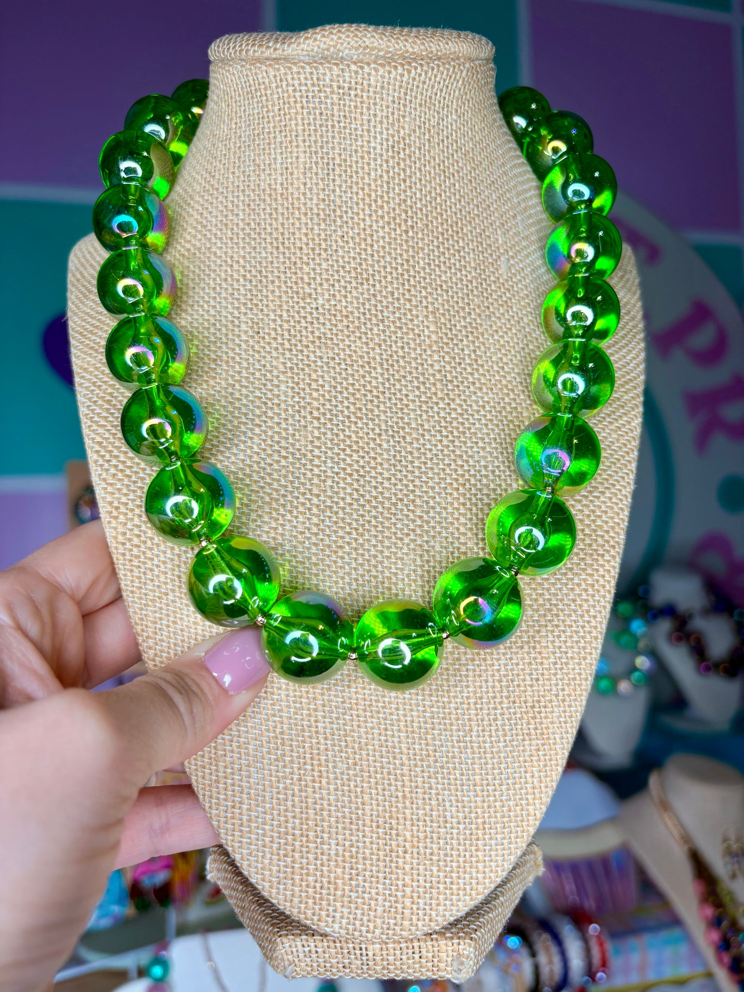 COLLAR MINI BUBBLES 🫧 VERDE