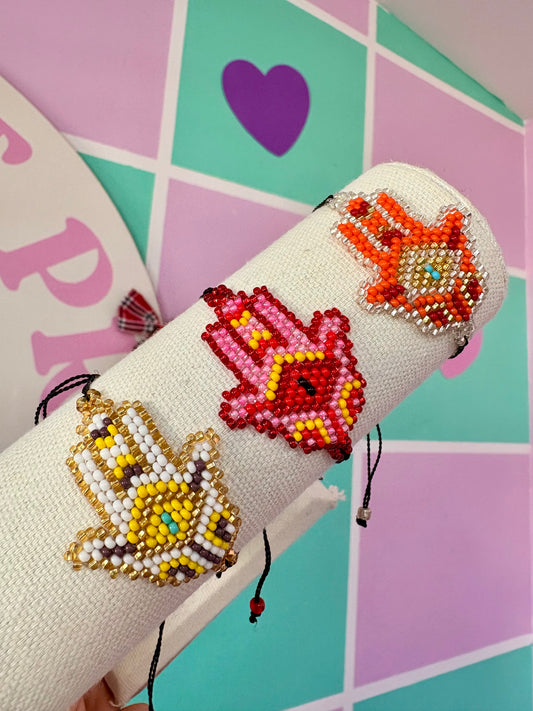 PULSERA AJUSTABLE MANO DE FÁTIMA 🪬