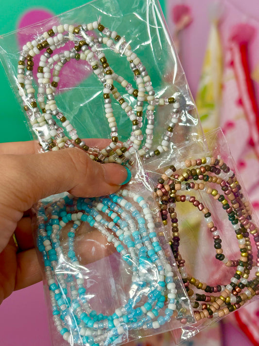 SET PULSERAS BEADS