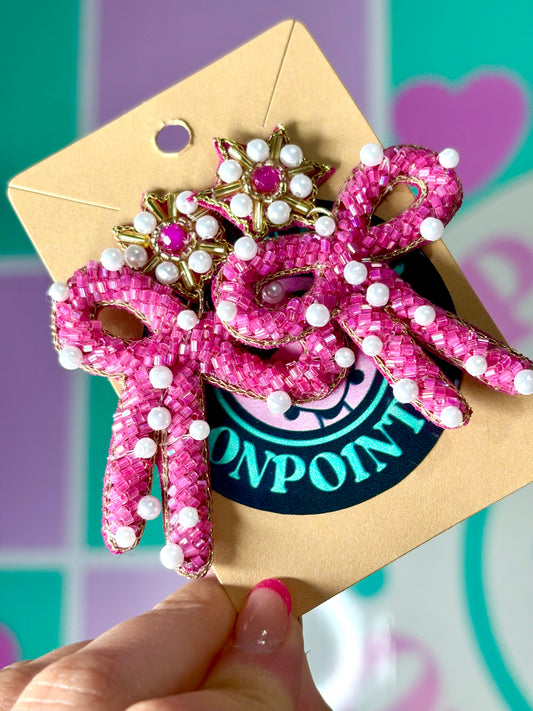 ARETES LAZO PINK