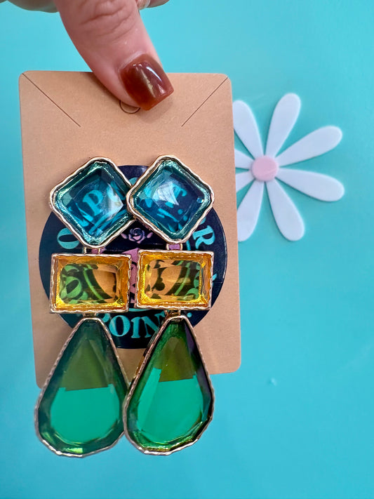ARETES PEDRERÍA