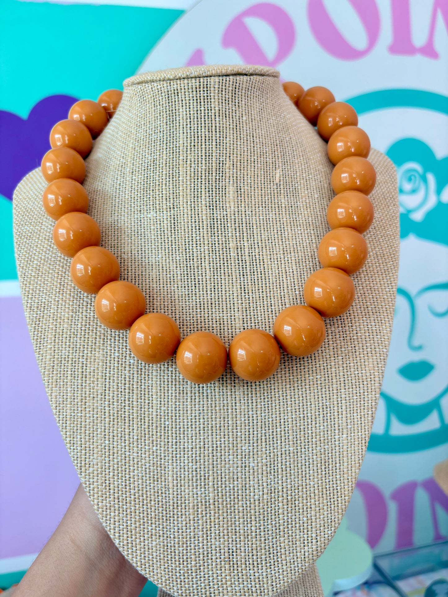 COLLAR BUBBLES TERRACOTA