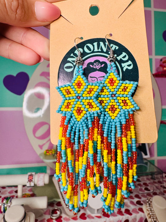 ARETES BOHO CARIBEÑOS