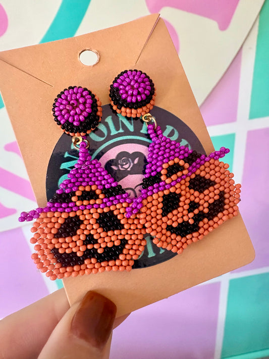 ARETES PUMPKIN WITCH
