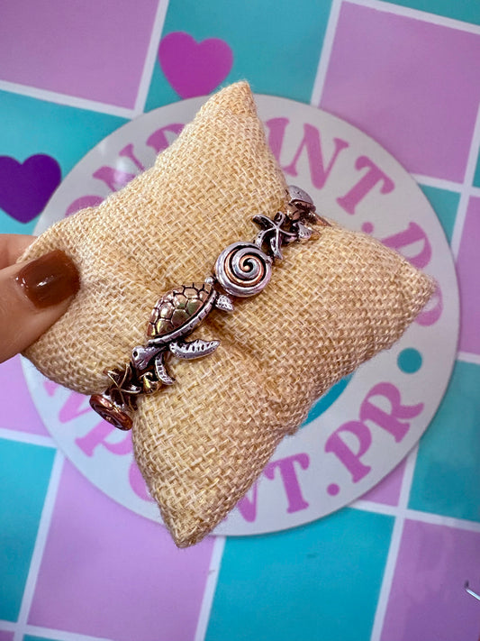 PULSERA TRES TONOS TORTUGAS