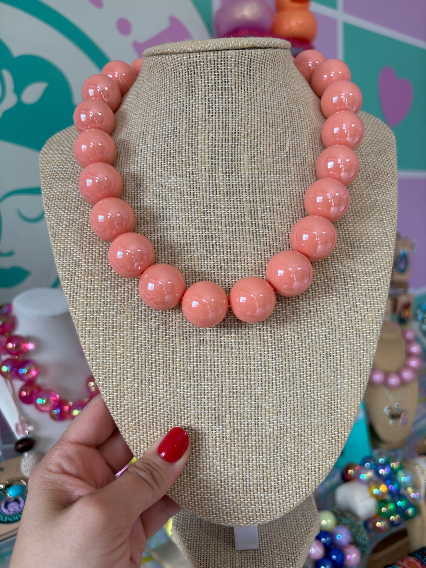 COLLAR CORAL BUBBLEGUM