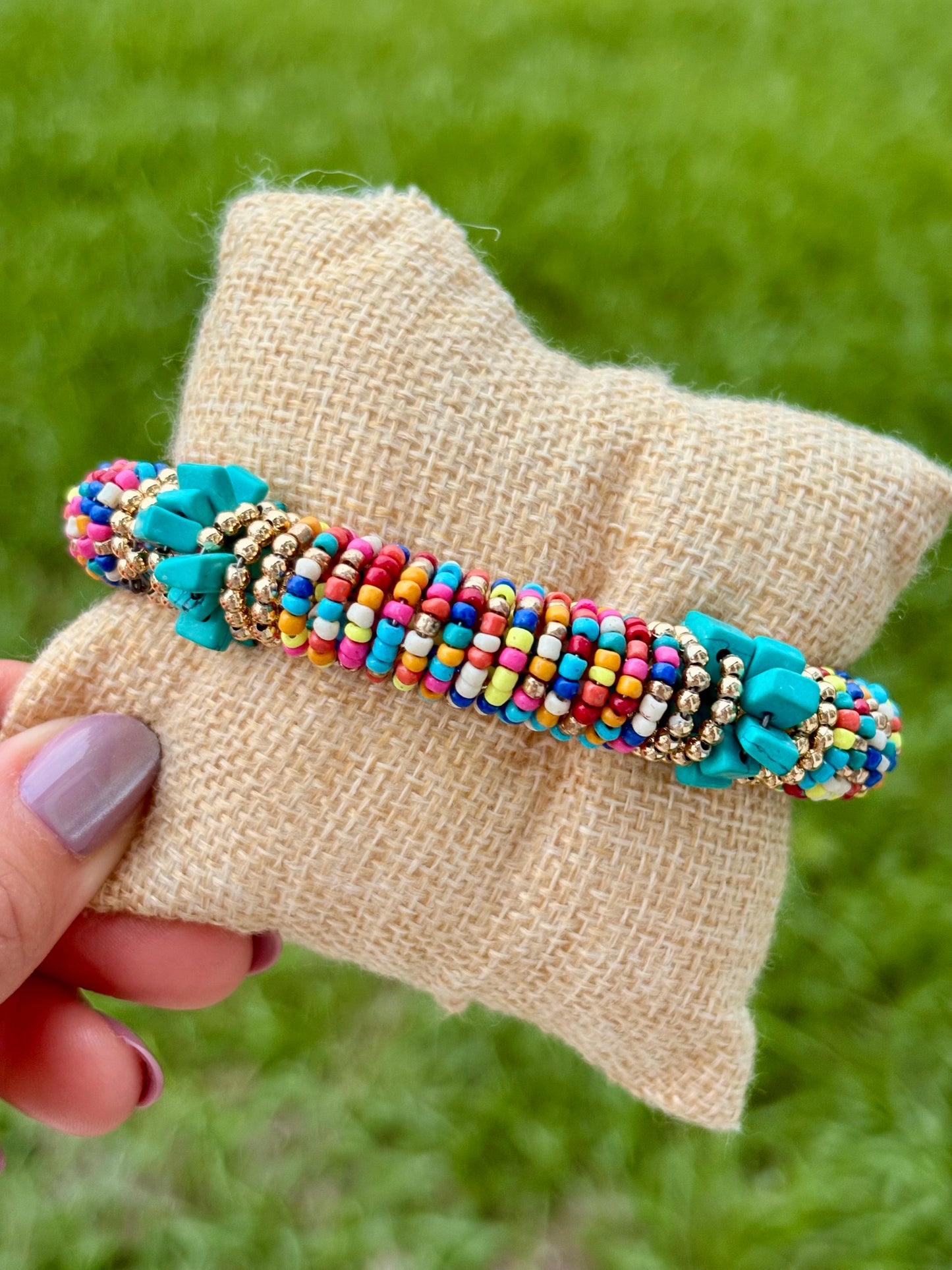 PULSERA EN BEADS DE INDIA