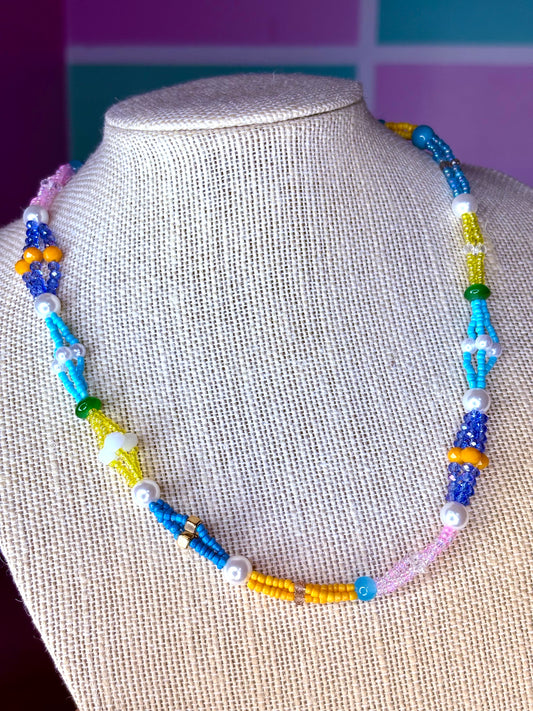 COLLAR BEADS PERLAS