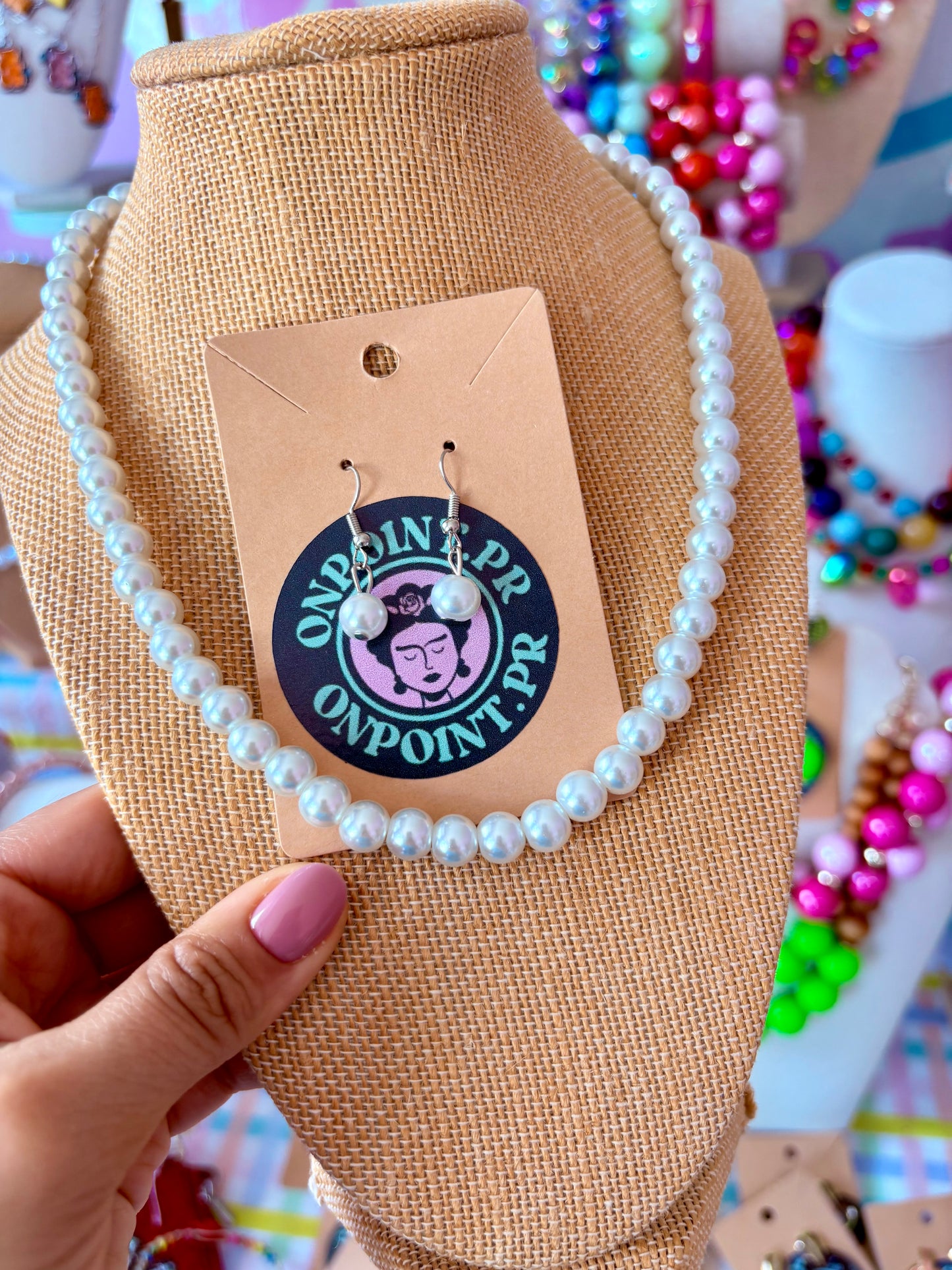 SET ARETES Y COLLAR