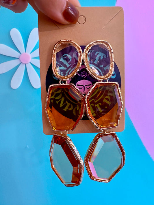 ARETES PEDRERÍA