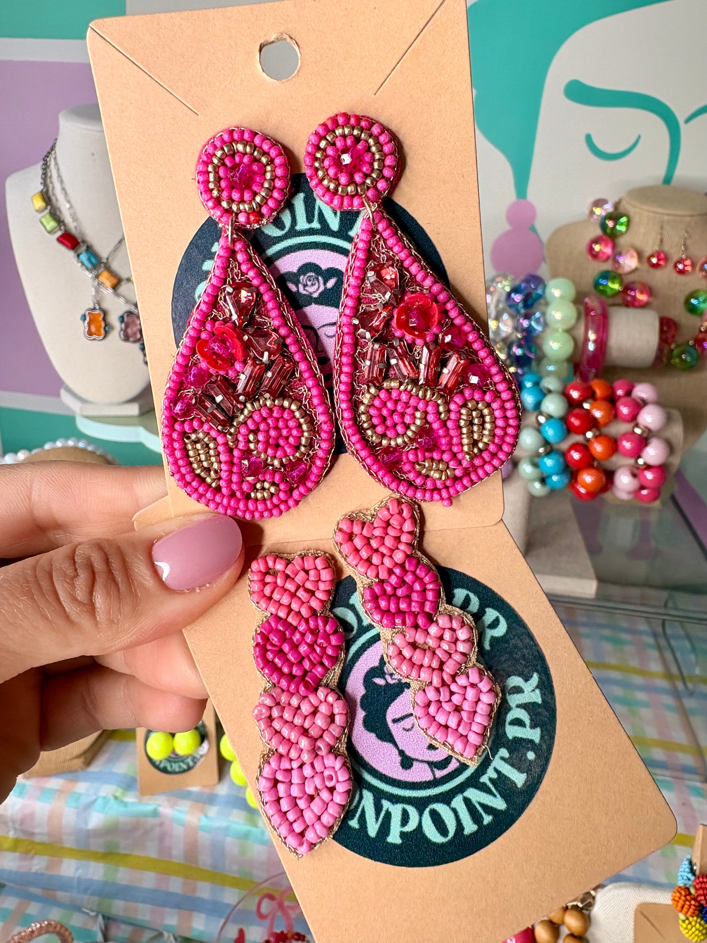 ARETES PINKY LOVERS 🩷
