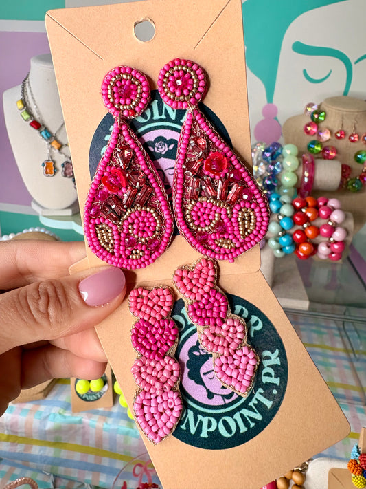 ARETES PINKY LOVERS 🩷