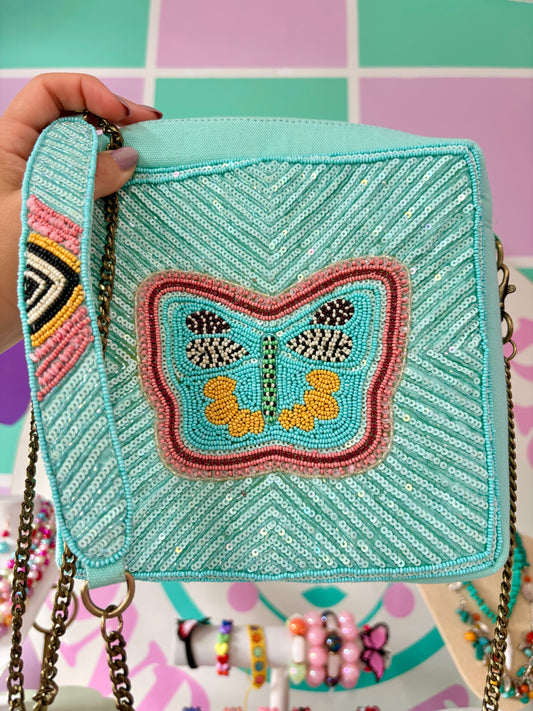 CARTERA MARIPOSA 🦋 BLUE