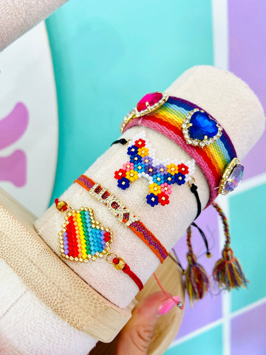 PULSERAS AJUSTABLES 🦋