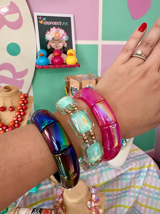 PULSERAS ELÁSTICAS  TORNASOL