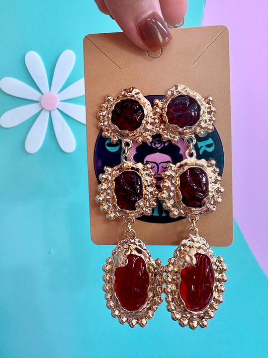 ARETES PEDRERÍA RED