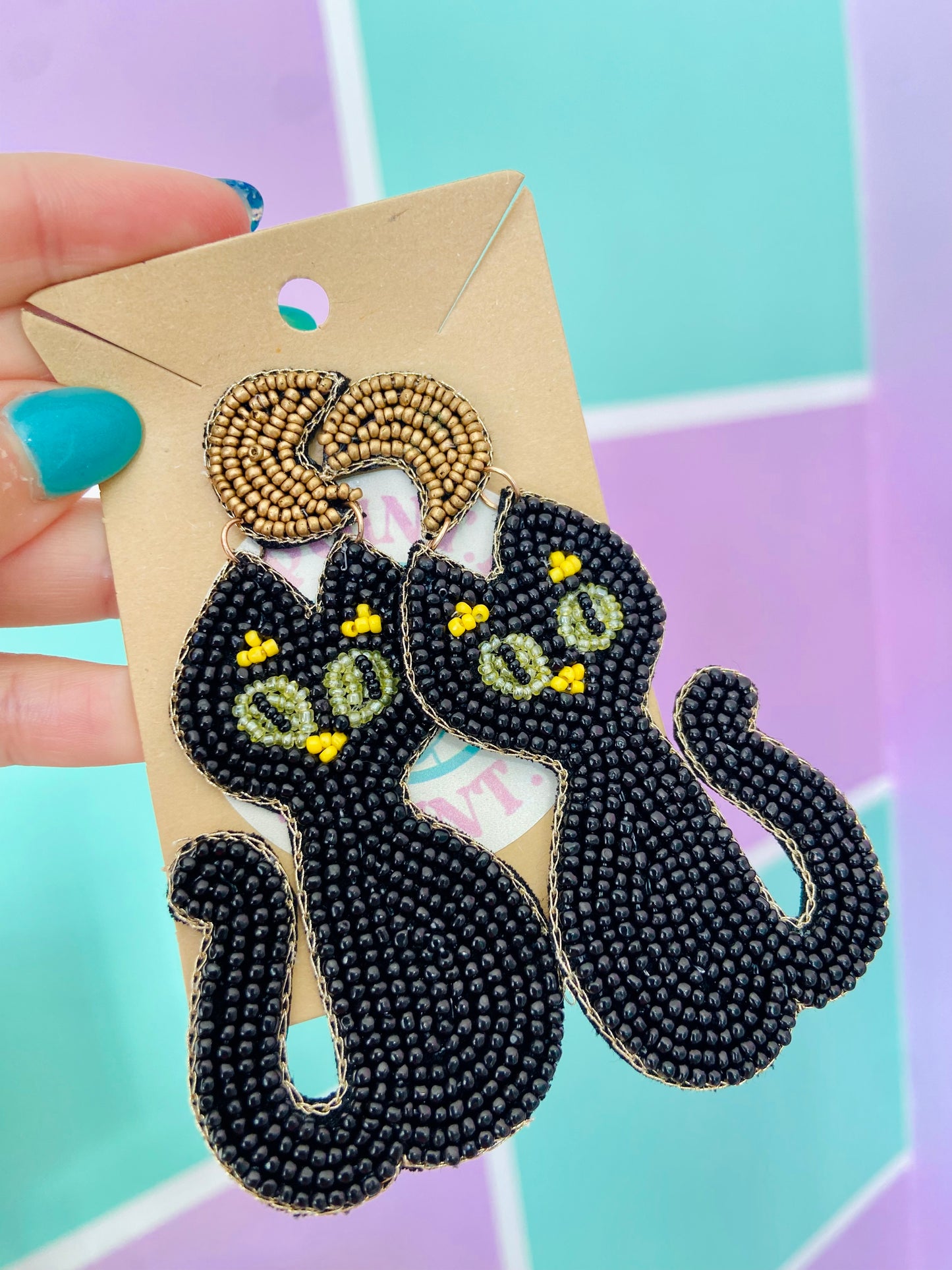 ARETES MOON 🌙 CAT 🐈‍⬛