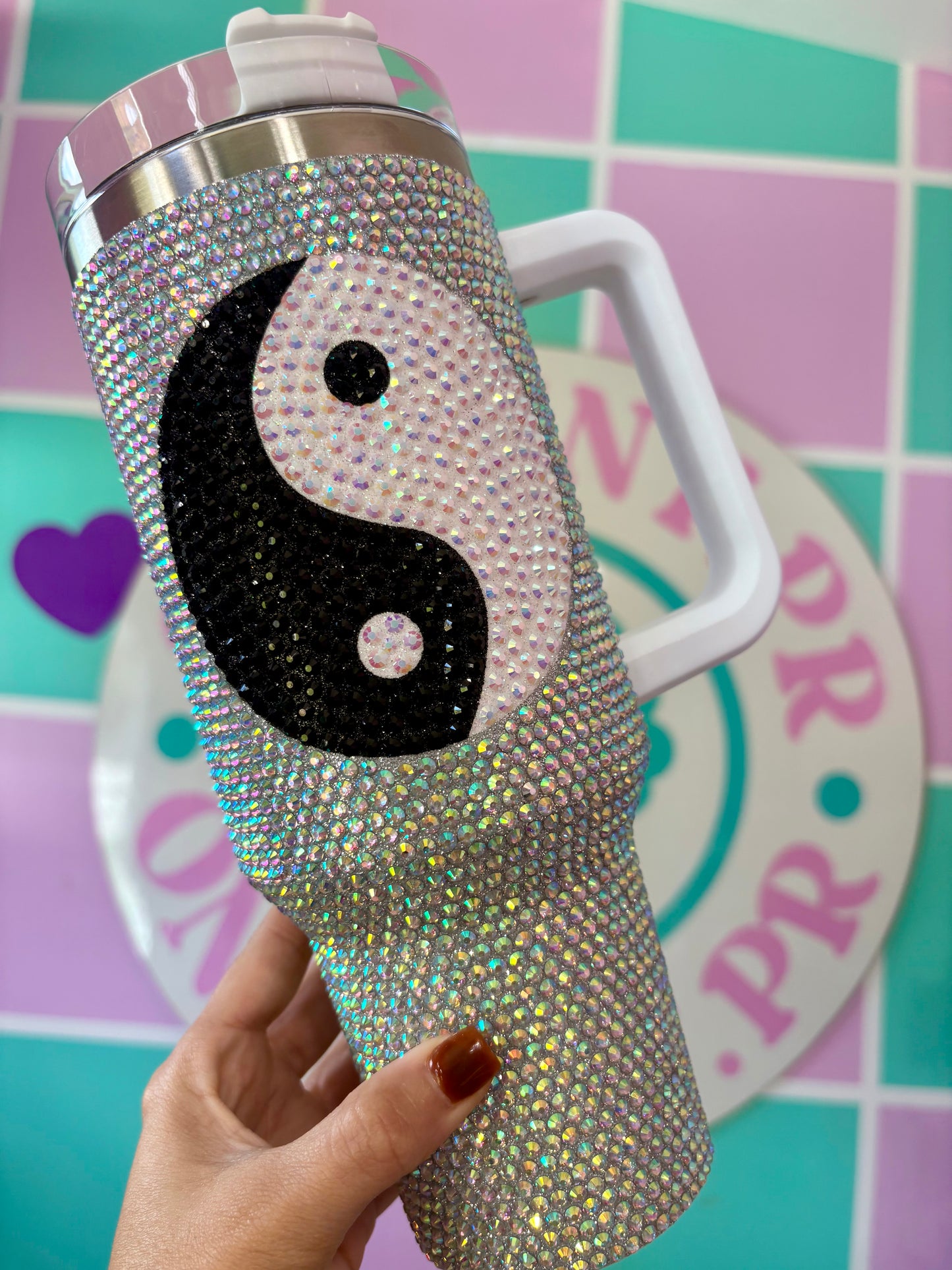 TUMBLER YINYANG 40 oz STEEL