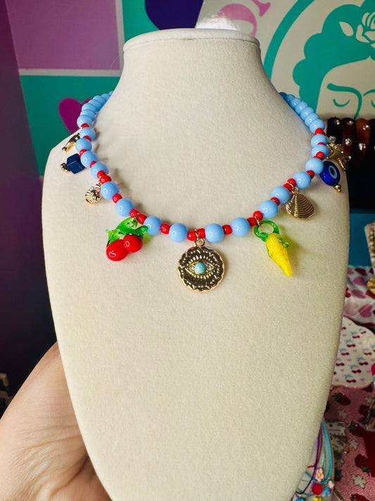 CADENA CON CHARMS EN STEEL