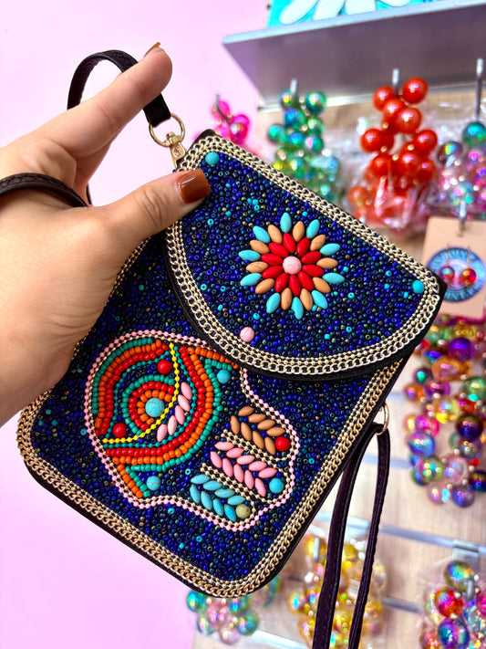 CARTERA CROSSBODY MANO DE FÁTIMA 🪬 🇮🇳