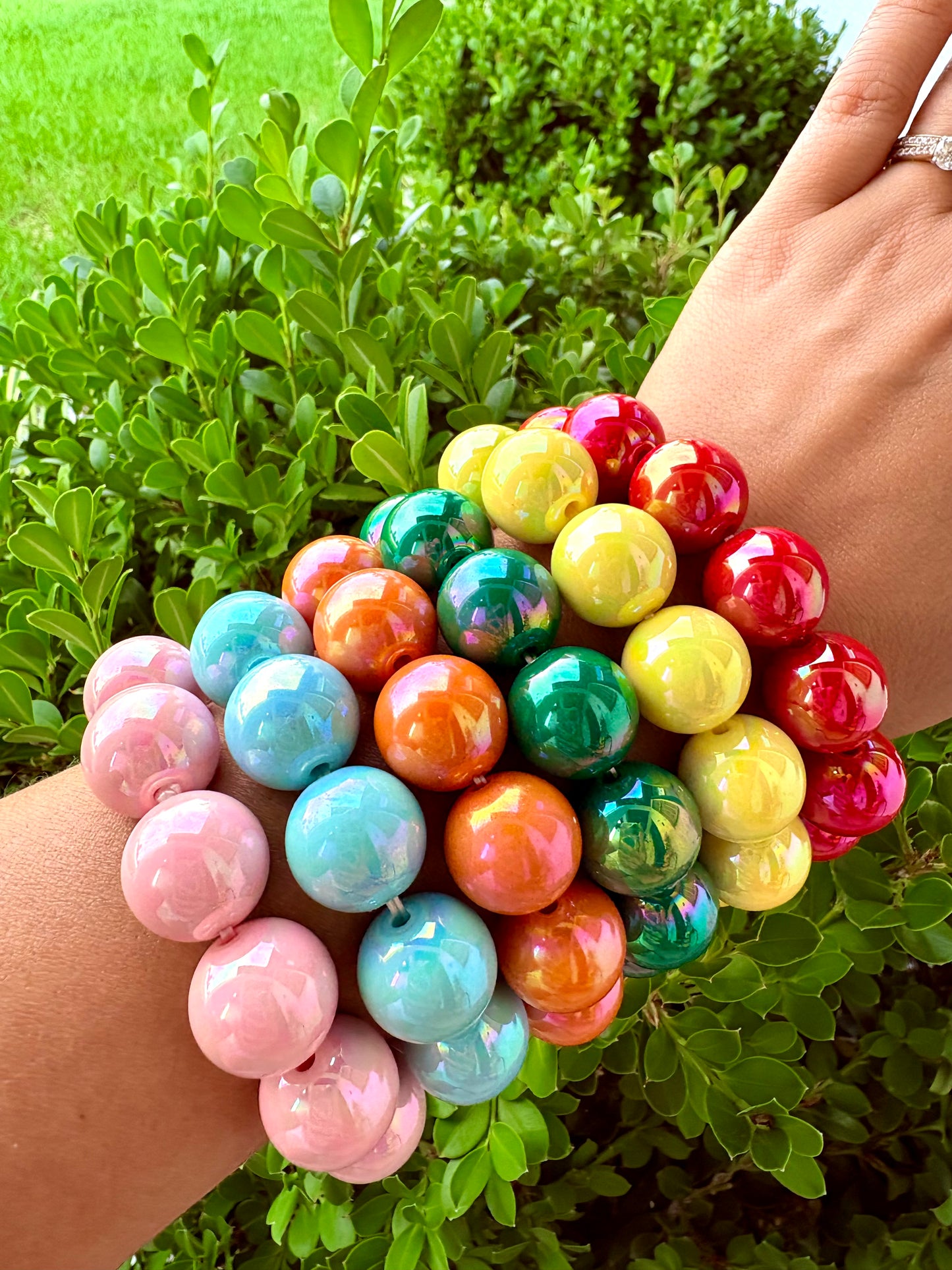 PULSERAS ELÁSTICAS TORNASOL  🫧