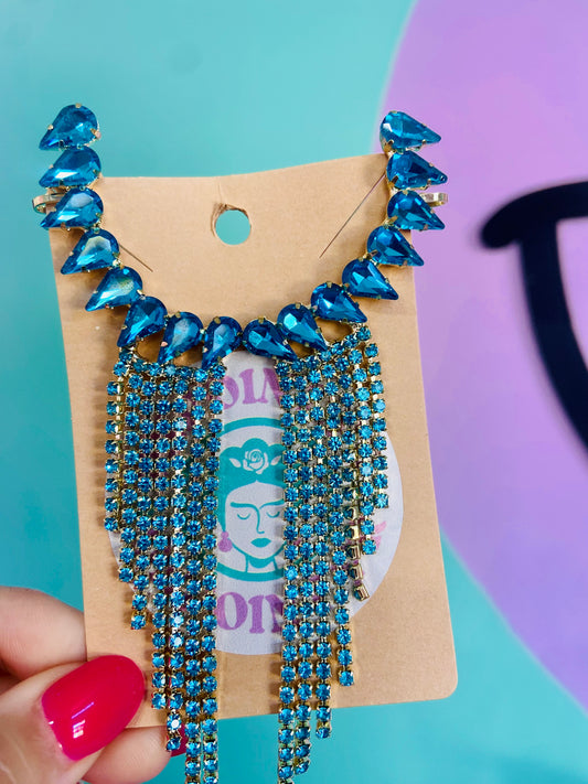 EAR CUFF PEDRERIA BLUE