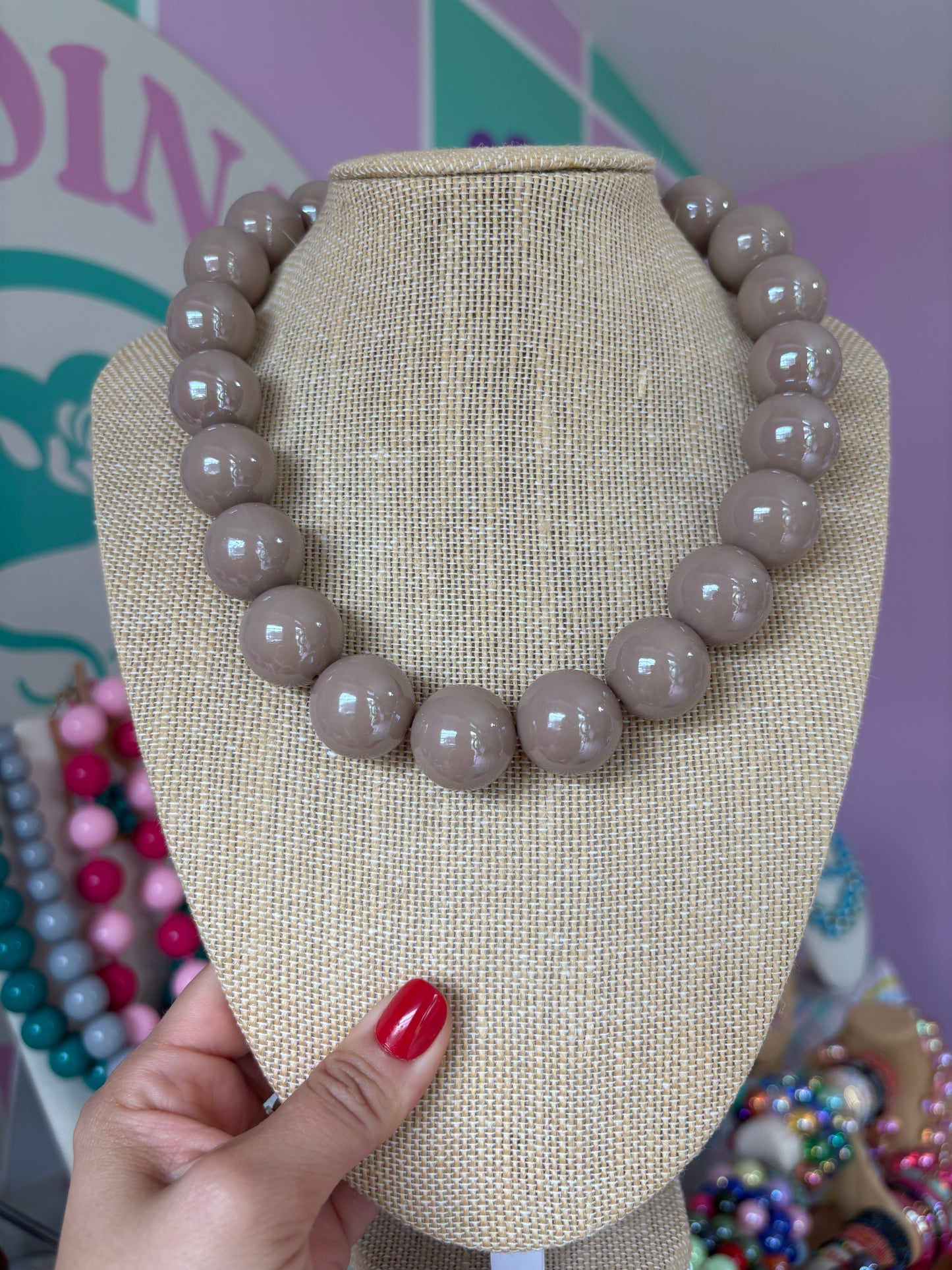 COLLAR MARRÓN BUBBLEGUM