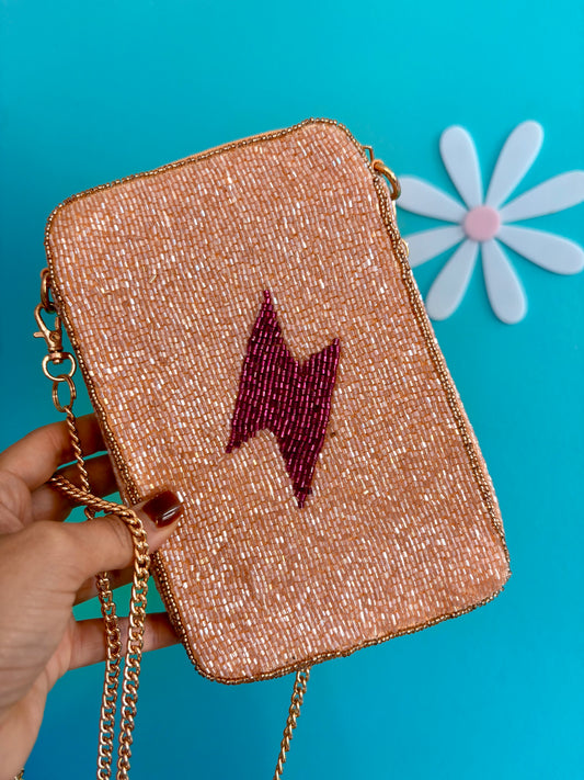 CARTERA CROSSBODY RAYO ROSA 🇮🇳