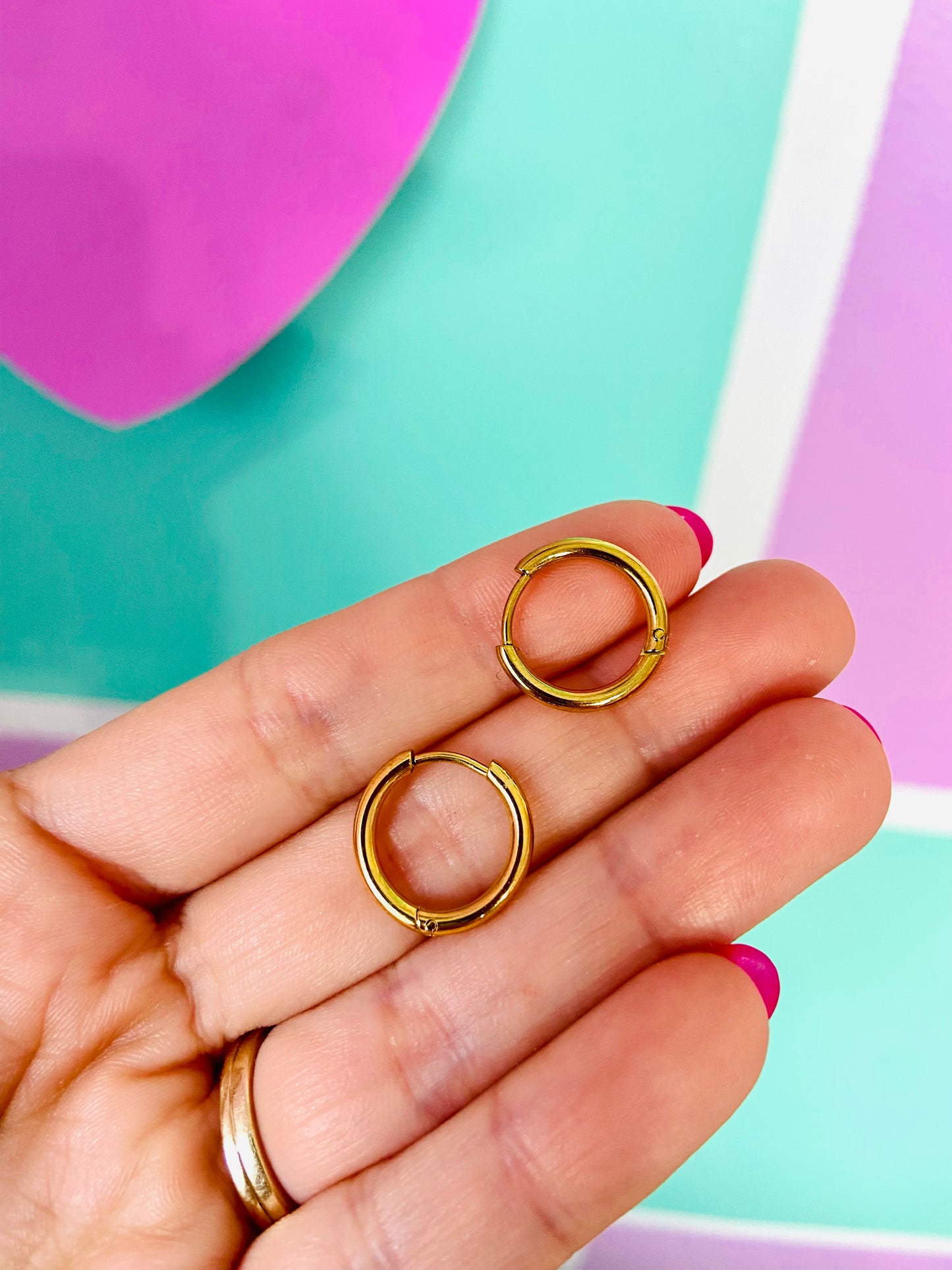 HOOPS GOLD STEEL
