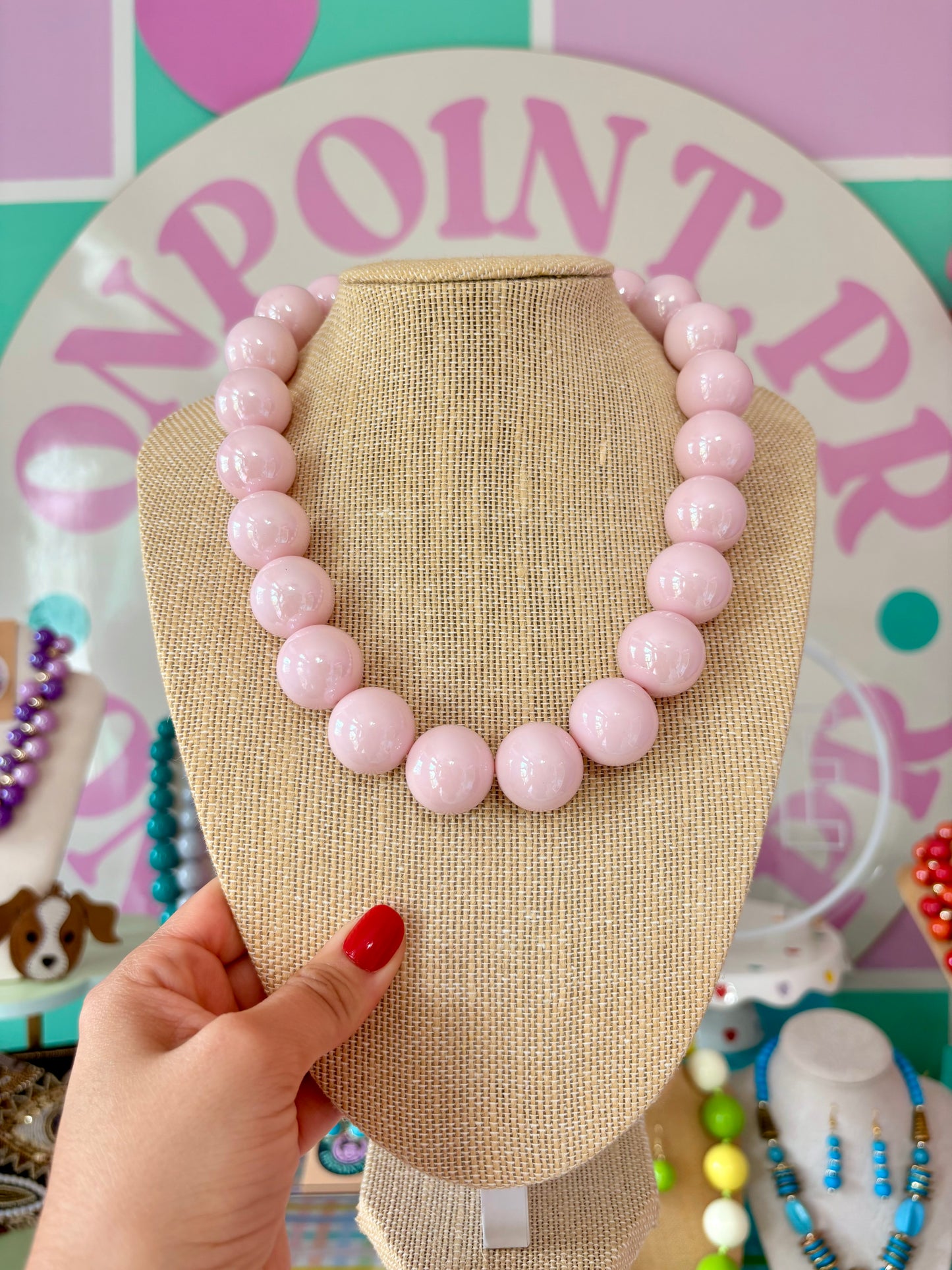 COLLAR LIGHT PINK BUBBLEGUM