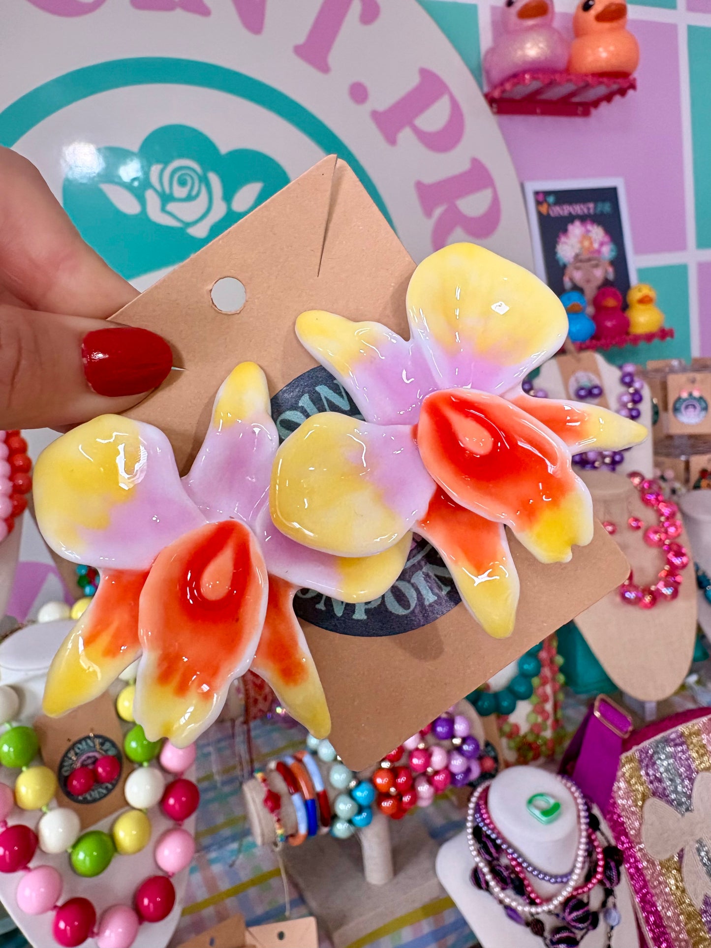 ARETES FLOR