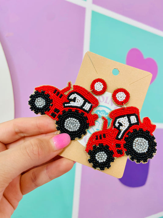 ARETES TRACTOR 🚜❤️