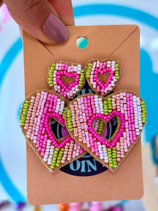 ARETES DE CORAZÓN