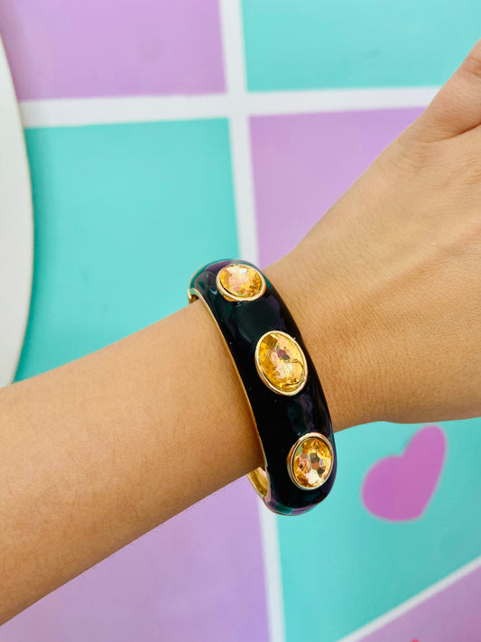 BANGLE BLACK AND GOLD